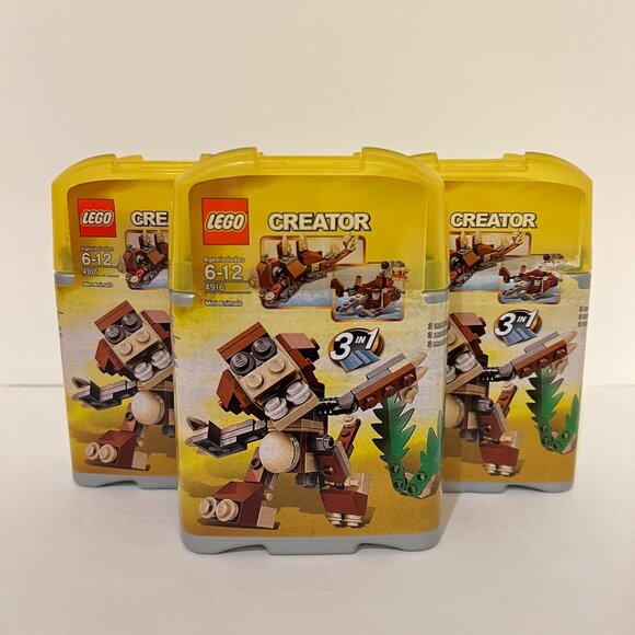 NEW Lot of 3 Lego Creator 4916 Mini Animals 3in1 2007 - Picture 1 of 6